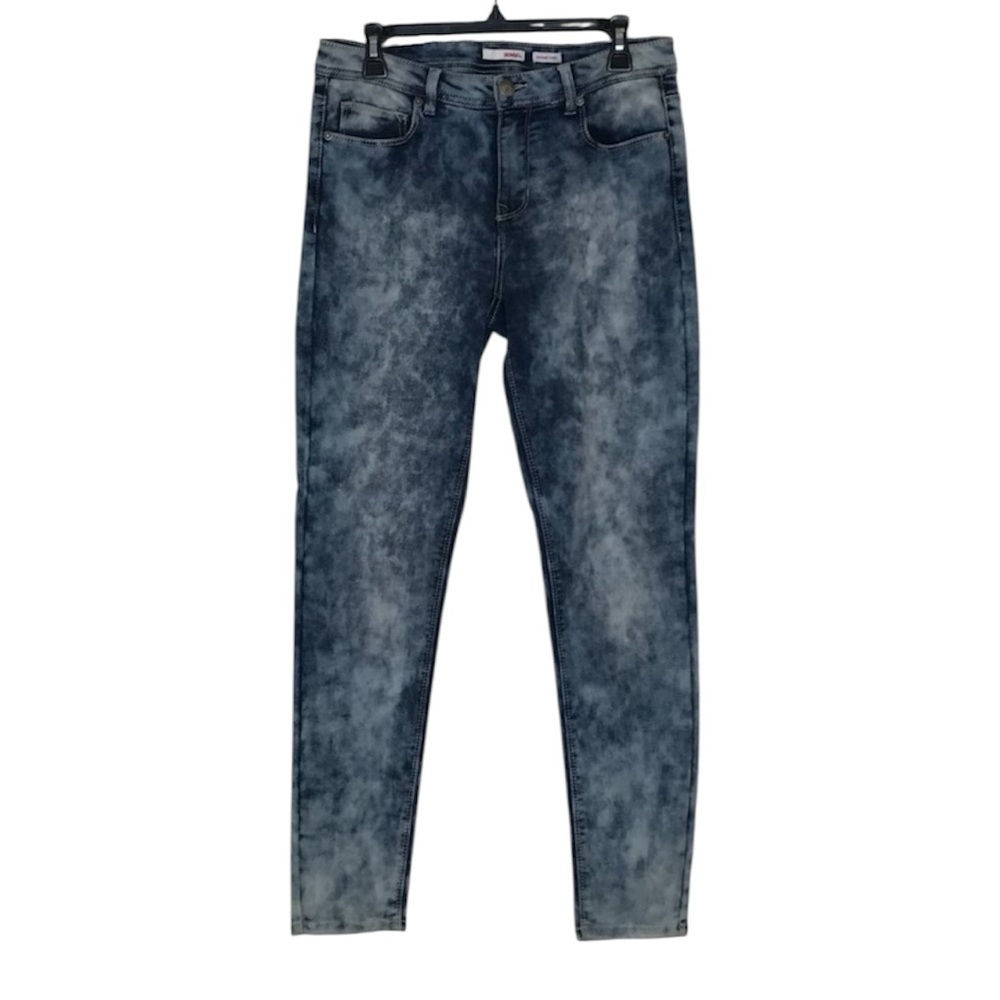 BONGO Super Soft Skinny Jean | Blue Multi-Tone | Size 11